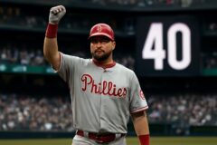 Schwarber se convierte en el primero en llegar a 40 jonrones esta temporada en la MLB