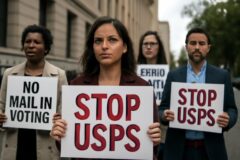 Organizaciones civiles piden bloquear nueva norma de USPS sobre voto por correo