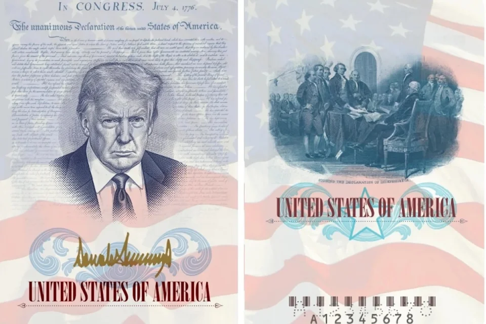 Estados Unidos expedirá desde el 8 de agosto pasaportes con imagen de Trump