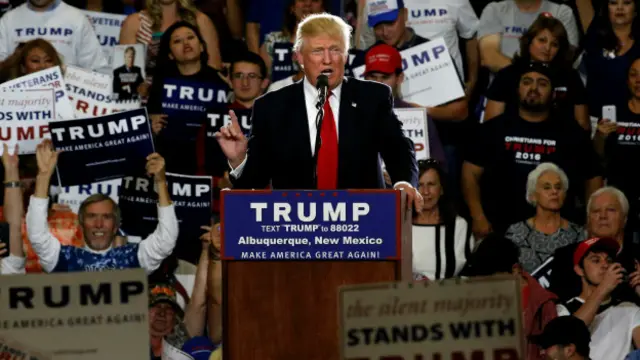 Trump domina primarias en Wyoming