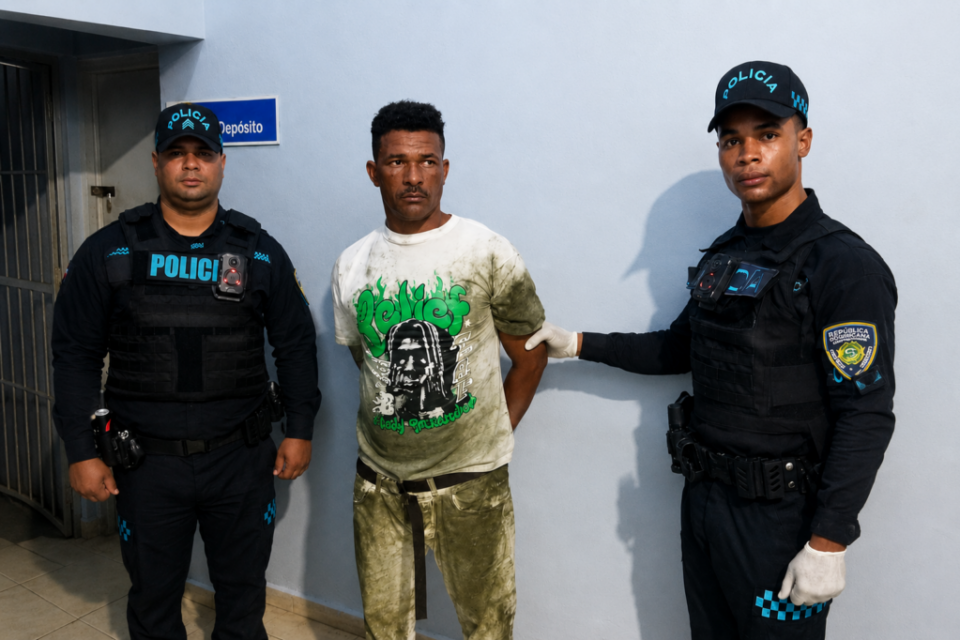 Policía arresta a hombre tras persecución y recupera vehículo robado