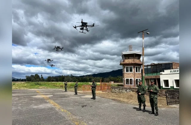 Atacan con drones y disparos alcaldía del municipio de Rioblanco, en el centro de Colombia
