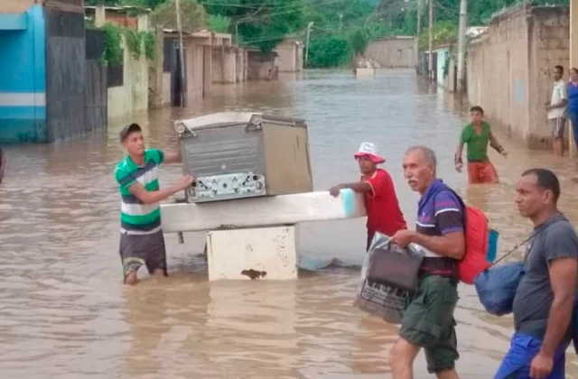 Al menos seis desaparecidos y decenas de viviendas afectadas en Venezuela por las lluvias