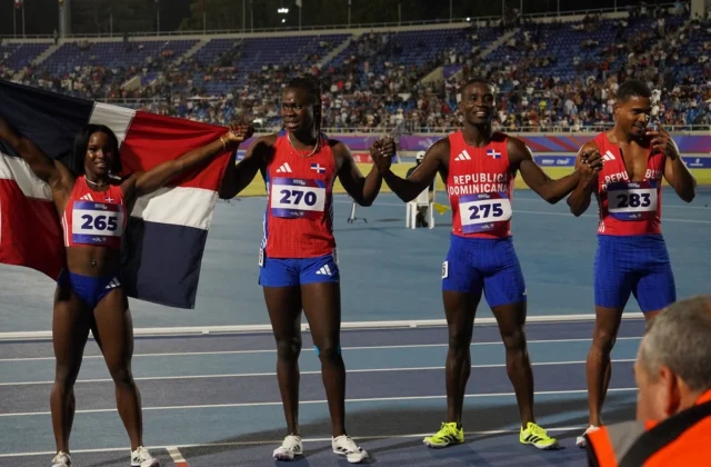 República Dominicana recupera oficialmente el oro en el relevo mixto 4×100