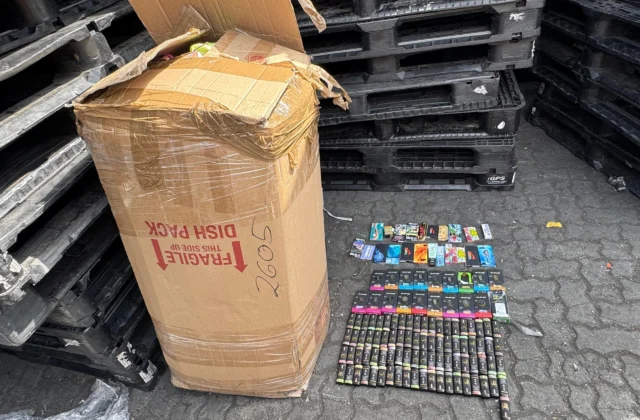 Ocultan 100 vapers con líquido presumiblemente de marihuana en cargamento hacia RD