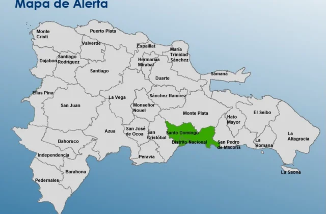 COE coloca en alerta verde a SD y DN por onda tropical y vaguada