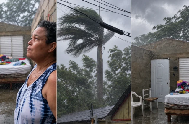 Fuertes vientos dejan vivienda completamente sin techo en Lajas Campeche, Dajabón
