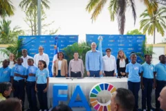 Director de la FAO visita escuela en Monte Plata para impulsar alimentación escolar sostenible