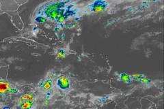 Vaguada provoca aguaceros, tormentas eléctricas y ráfagas de viento en varias provincias dominicanas